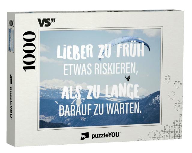 Lebensweisheiten Sprüche als Puzzle puzzleYOU