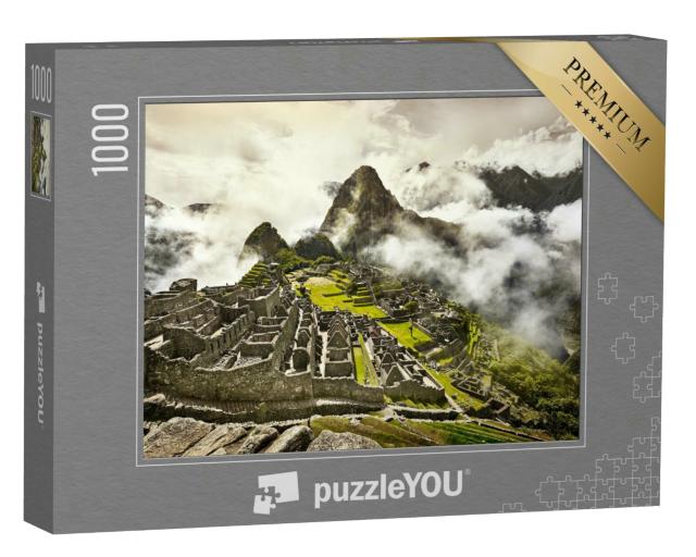 Puzzle 1000 Teile „Ruinen der alten Inka-Stadt Machu Picchu“