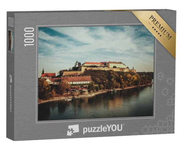 Puzzle 1000 Teile „Festung Petrovaradin und Donau, Novi Sad, Serbien“