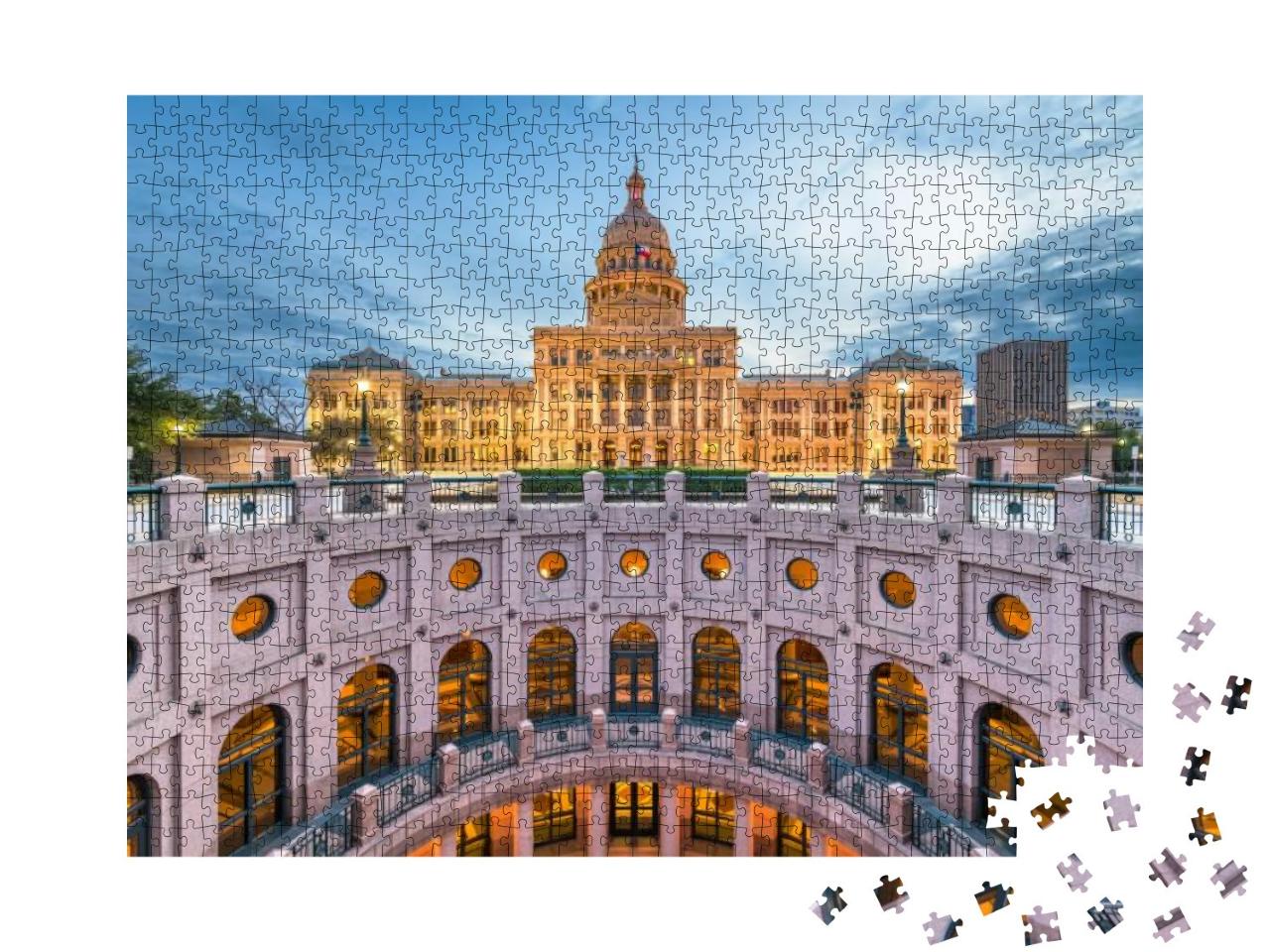 Puzzle 1000 Teile „Texas State Capitol in Austin, Texas, USA“