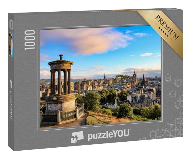 Puzzle 1000 Teile „Skyline von Edinburgh: Blick vom Calton Hill“