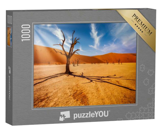 Puzzle 1000 Teile „Baum in der Namib-Wüste, Südafrika“