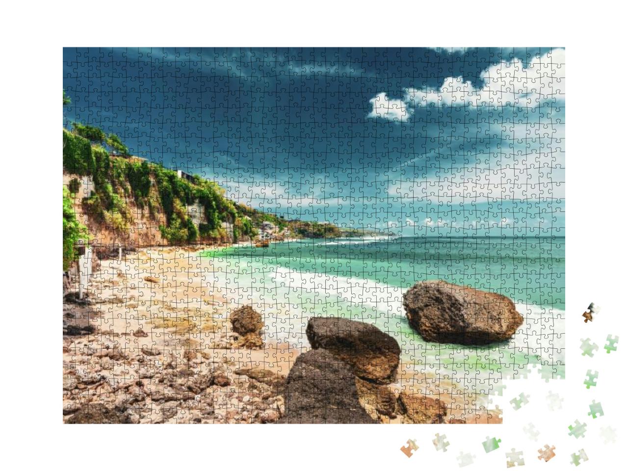 Puzzle 1000 Teile „Beeindruckende Küste auf Bali, Indonesien“