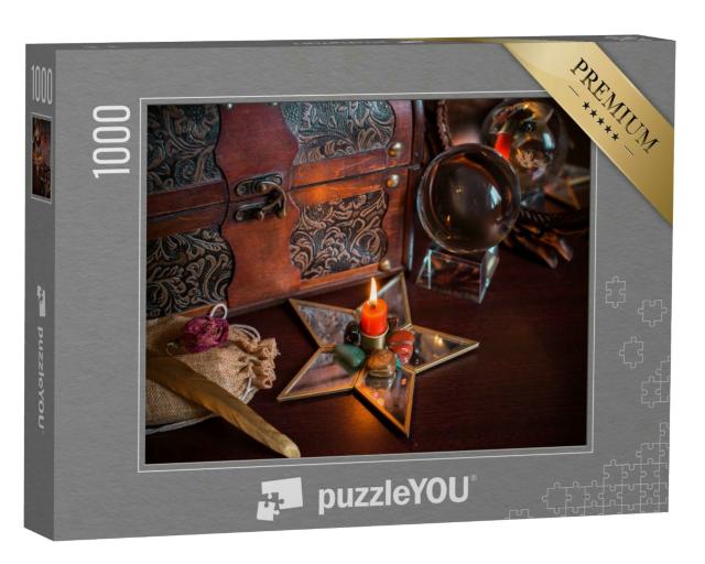 Puzzle 1000 Teile „Eine Wahrsagerin“