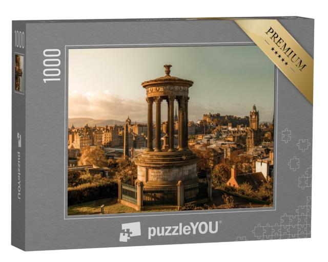 Puzzle 1000 Teile „Sonniger Herbsttag in Edinburgh“