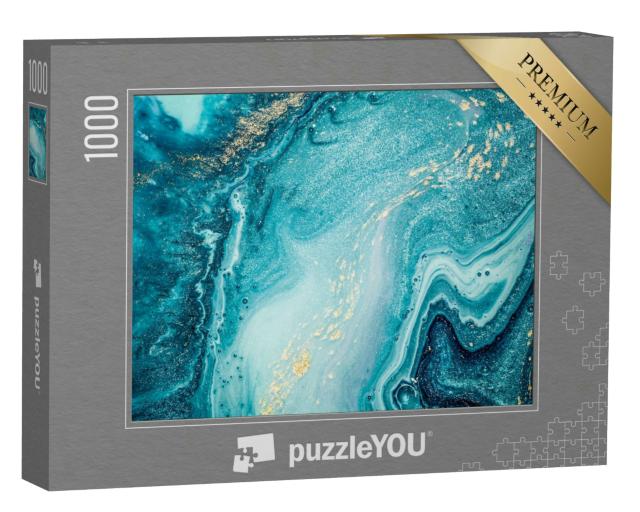 Puzzle 1000 Teile „Strudel von Marmor, Wellen von Achat “