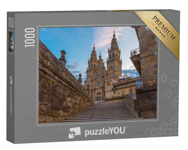 Puzzle 1000 Teile „Pilgerstätte: Kathedrale von Santiago de Compostela“