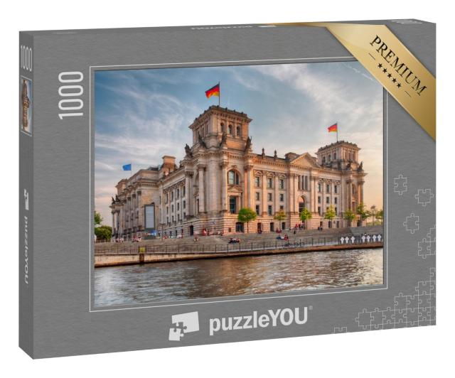 Puzzle 1000 Teile „Das Reichstagsgebäude in Berlin als Deutsches Parlament“