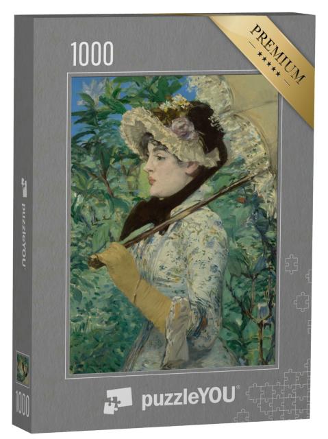 Puzzle 1000 Teile „Jeanne oder Der Frühling, Edouard Manet 1881“