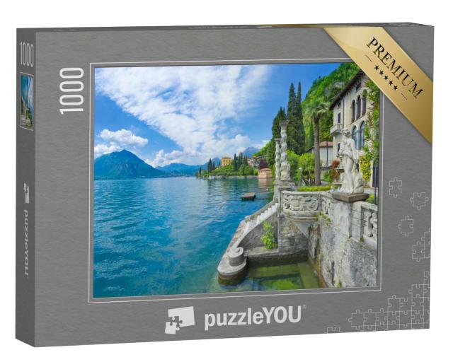Puzzle 1000 Teile „Comer See mit Barockpark“