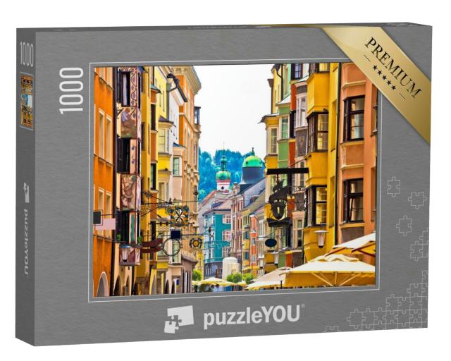 Puzzle 1000 Teile „Altstadt von Innsbruck in Tirol, Österreich“