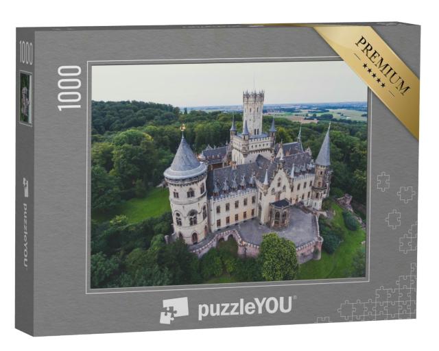 Puzzle 1000 Teile „Schloss Marienburg, gotisches Bauwerk in Niedersachsen“