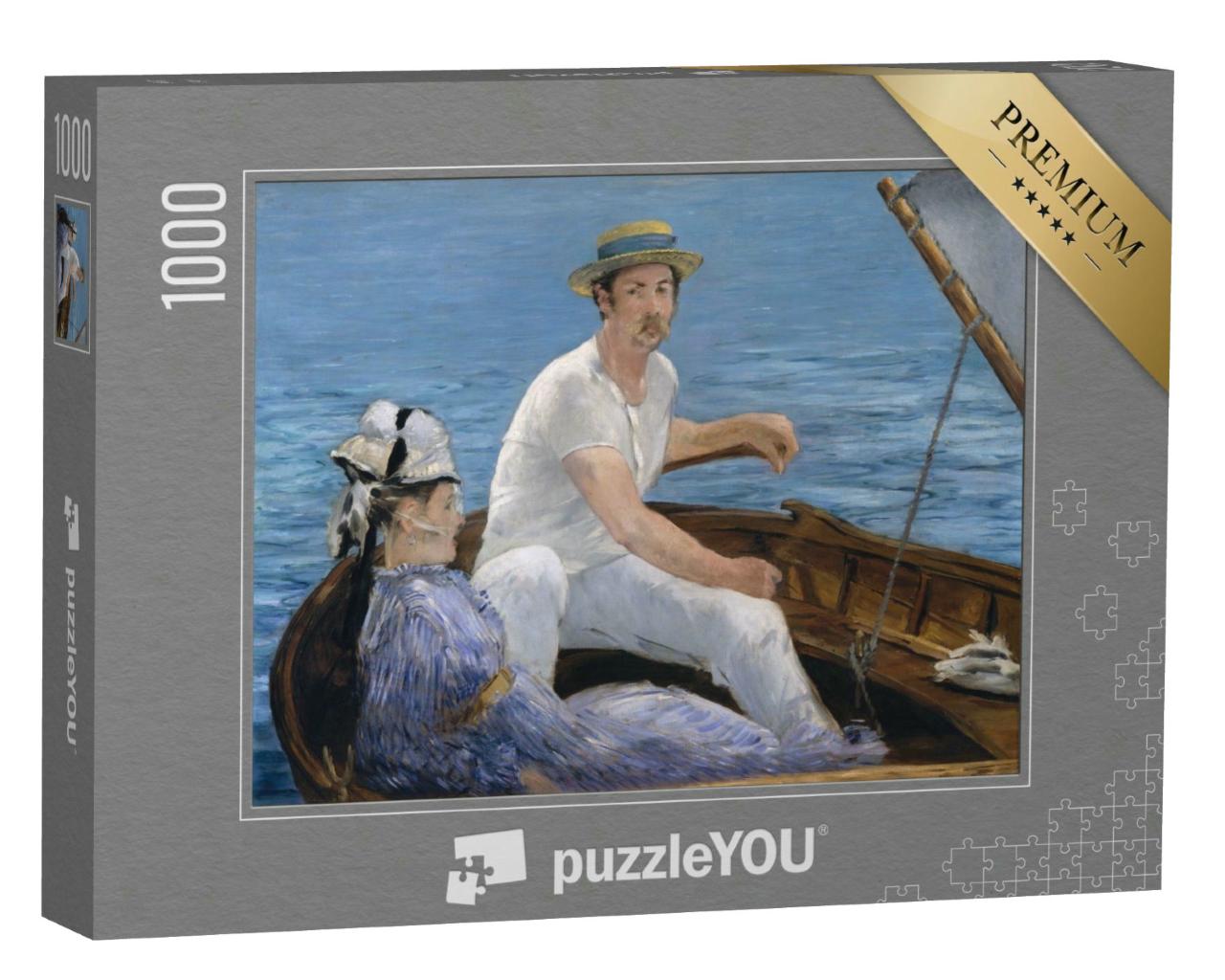 Puzzle 1000 Teile „Bootsfahrt, Edouard Manet 1874“