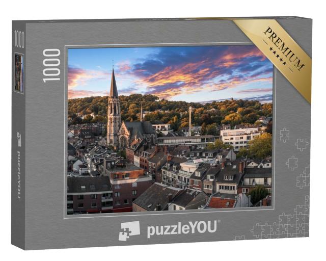 Puzzle 1000 Teile „Panoramablick auf den Lousberg in Aachen, Deutschland“