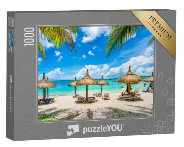 Puzzle 1000 Teile „Strandparadies auf Mauritius “