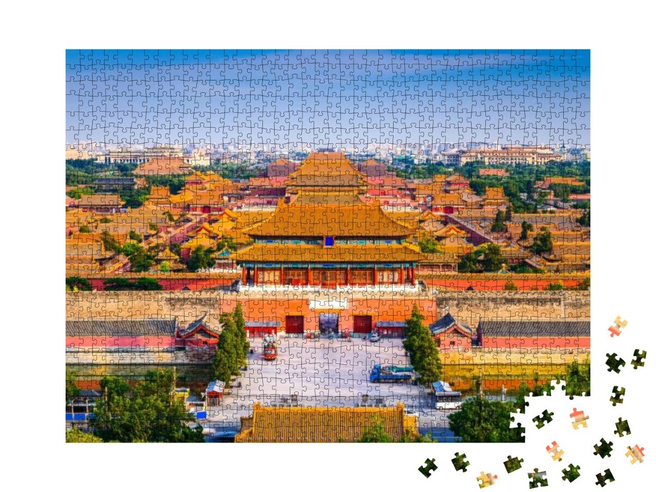 Puzzle 1000 Teile „Peking, die Verbotene Stadt“