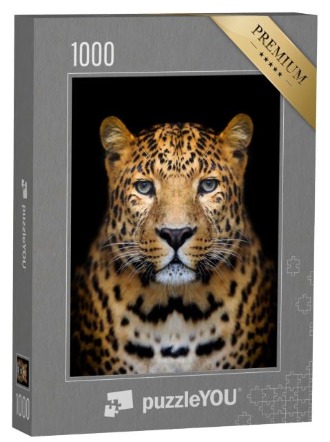 Puzzle 1000 Teile „Nahaufnahme Leopard “