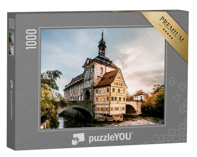 Puzzle 1000 Teile „Altes Rathaus in Bamberg, Deutschland“