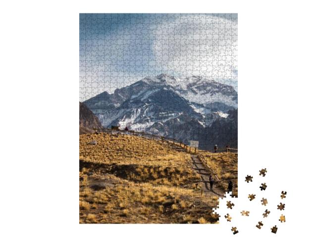 Puzzle 1000 Teile „Aconcagua, Aconcagua Nationalpark, Mendoza - Argentinien“