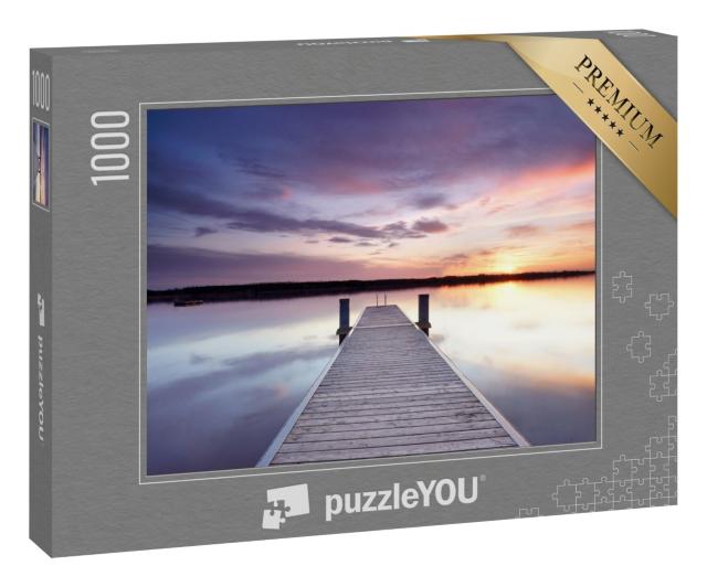 Puzzle 1000 Teile „Magischer Ort am See“