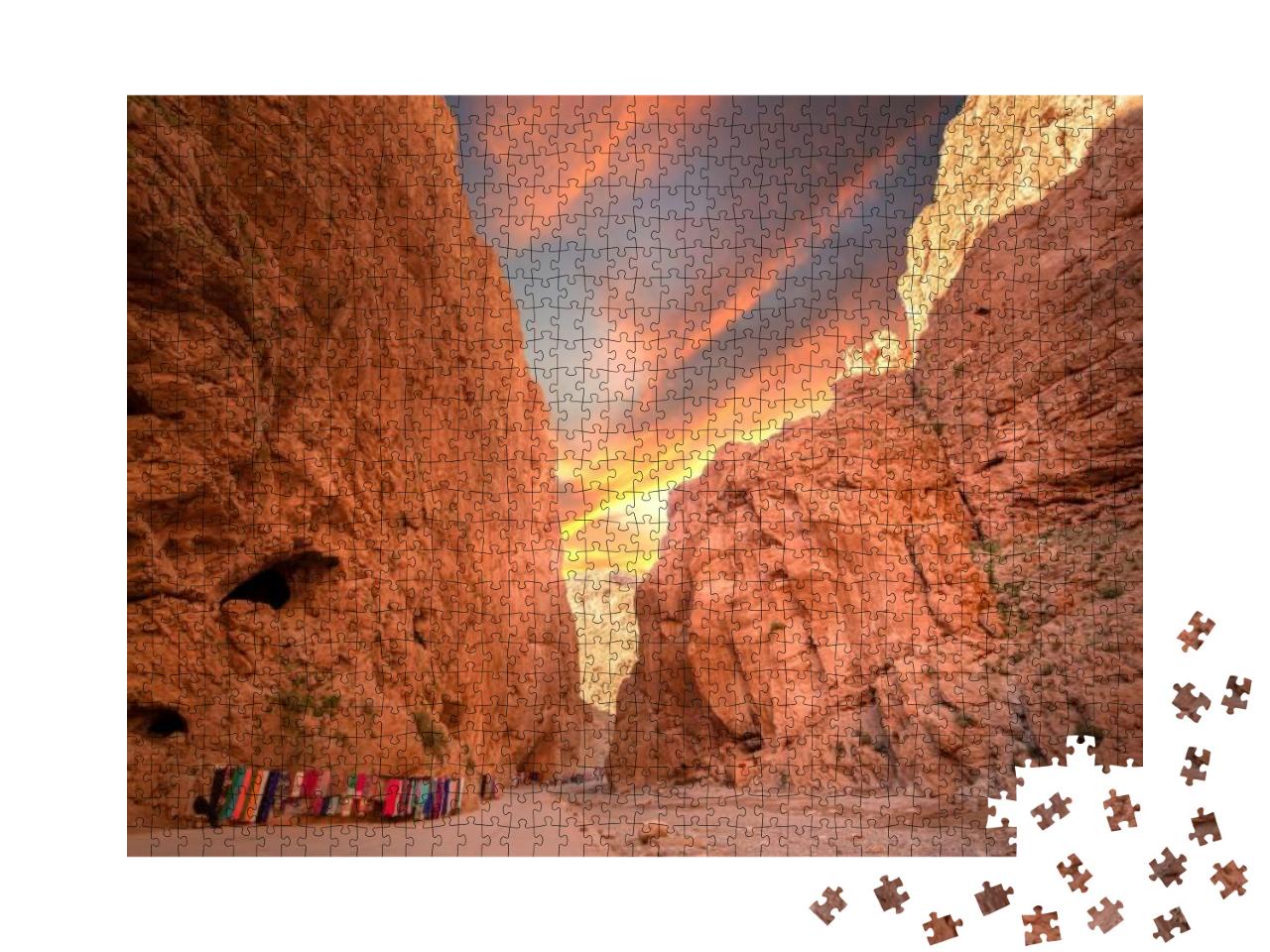 Puzzle 1000 Teile „Todra-Schlucht in Marokko“