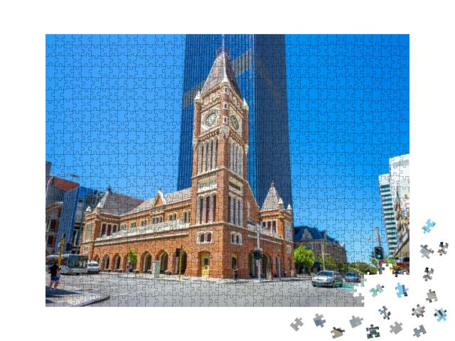 Puzzle 1000 Teile „Rathaus von Perth in Australien“