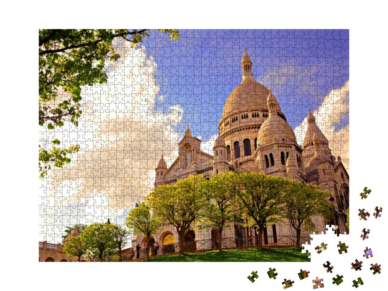Puzzle 1000 Teile „Berühmte Kirche Sacre Coeur, Paris, Frankreich“