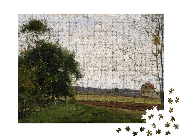 Puzzle 1000 Teile „Camille Pissarro - Landschaft“