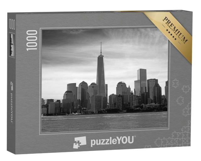 Puzzle 1000 Teile „Blick auf Manhattan Island vom Hudson River aus “