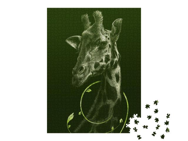 Puzzle 1000 Teile „Giraffe“