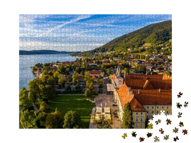 Puzzle 1000 Teile „Malerischer Tegernsee in Bayern“