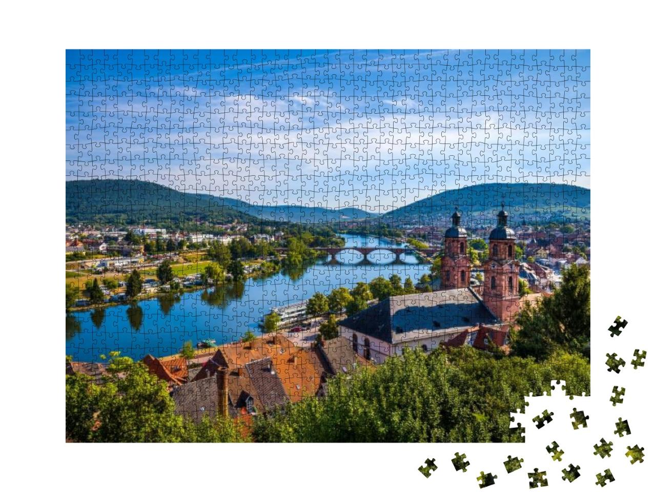 Puzzle 1000 Teile „Stadt Miltenberg, Bayern, Deutschland“