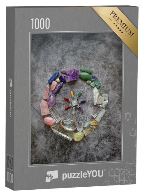 Puzzle 1000 Teile „Edelsteine und Mineralien“