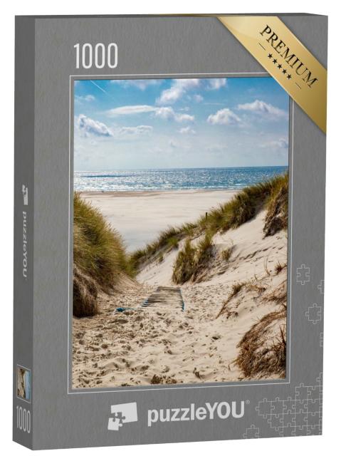 Puzzle 1000 Teile „Weg zum Strand in Amrum, Deutschland“