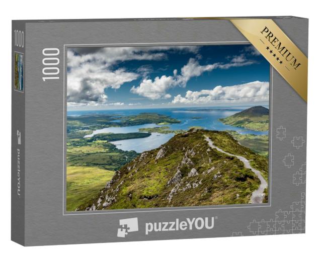 Puzzle 1000 Teile „Wanderweg im Connemara National Park, Irland“