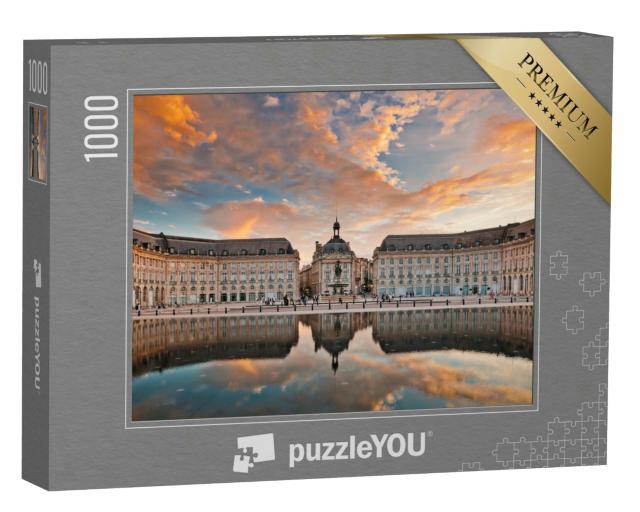 Puzzle 1000 Teile „Place de la Bourse in Bordeaux, Frankreich“