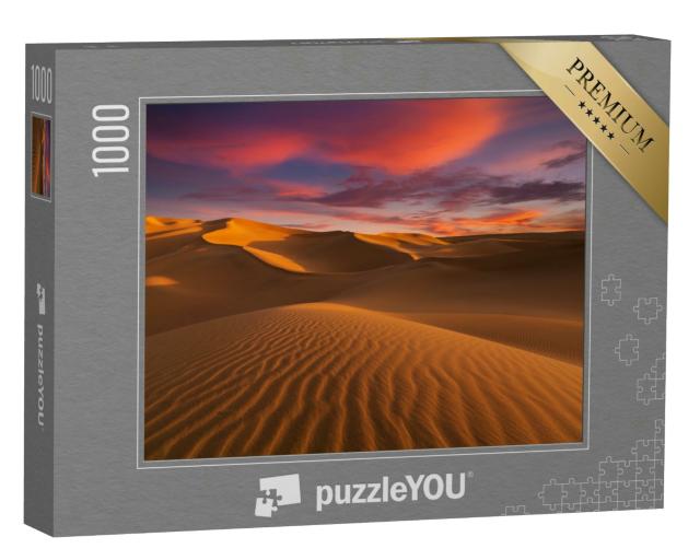 Puzzle 1000 Teile „Sanddünen in der Wüste Sahara“
