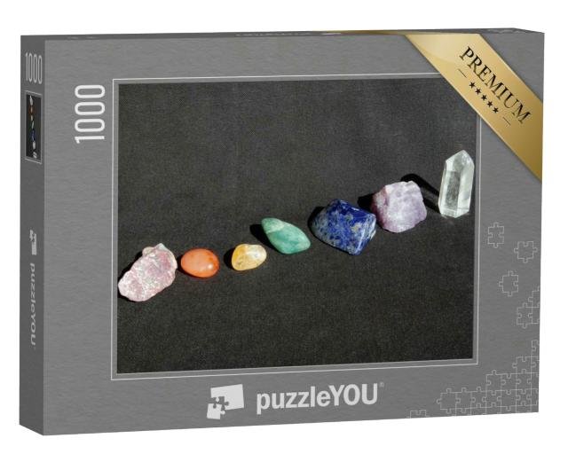 Puzzle 1000 Teile „Chakra-Steine“