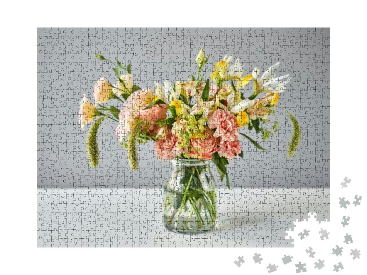 Puzzle 1000 Teile „Ein bunter Blumenstrauß “