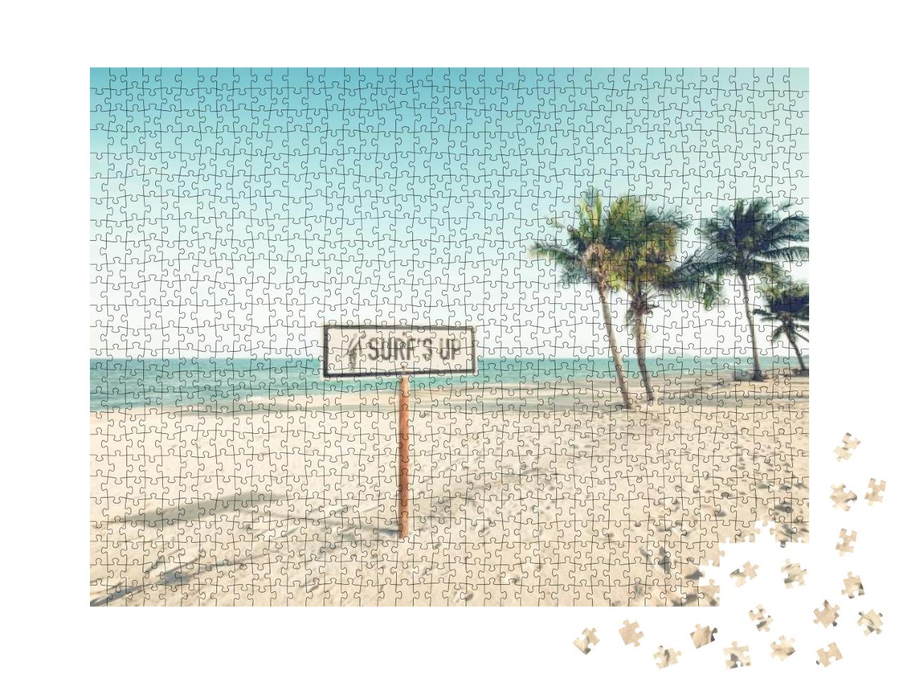 Puzzle 1000 Teile „Ein tropisches Strandparadies“