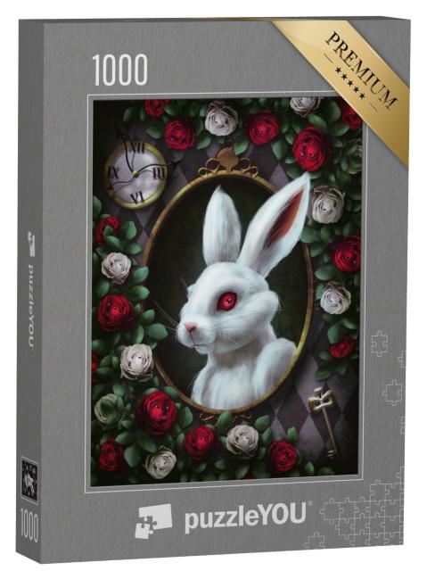 Puzzle 1000 Teile „Weißes Kaninchen aus Alice im Wunderland“