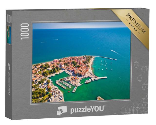 Puzzle 1000 Teile „Historische Küstenstadt Novigrad Istarski, Kroatien“