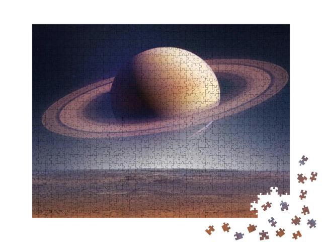 Puzzle 1000 Teile „Saturn“