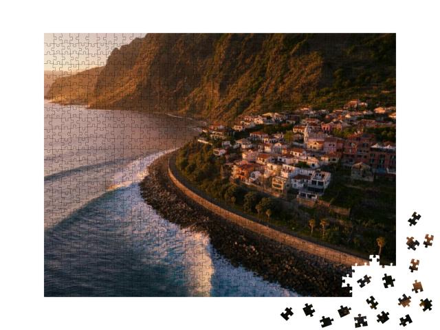 Puzzle 1000 Teile „Sonnenuntergang auf der Insel Madeira“