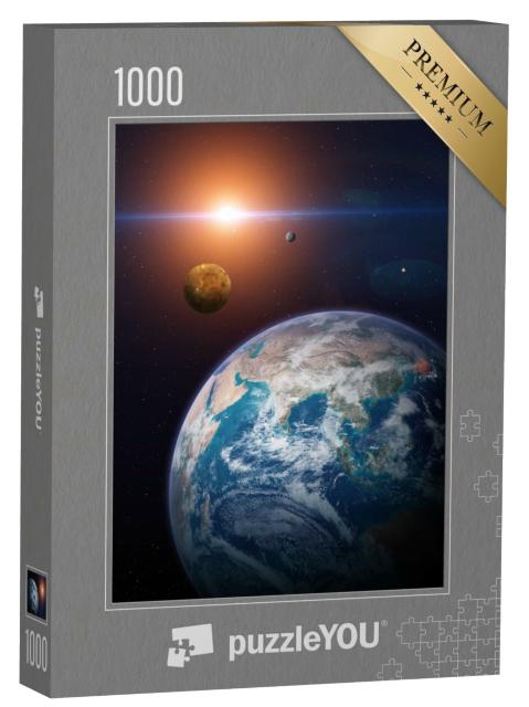 Puzzle 1000 Teile „Erde, Venus, Merkur “