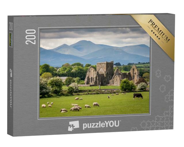 Puzzle 200 Teile „Idyllische irische Landschaft“