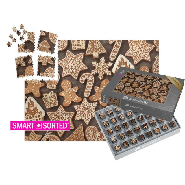 SMART SORTED® | Puzzle 1000 Teile „Duftend frische Lebkuchen“