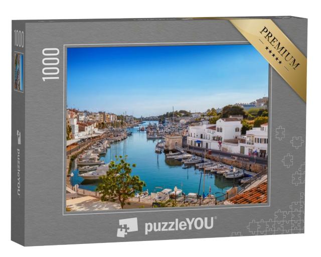 Puzzle 1000 Teile „Altstadt von Ciutadella auf Menorca, Spanien“