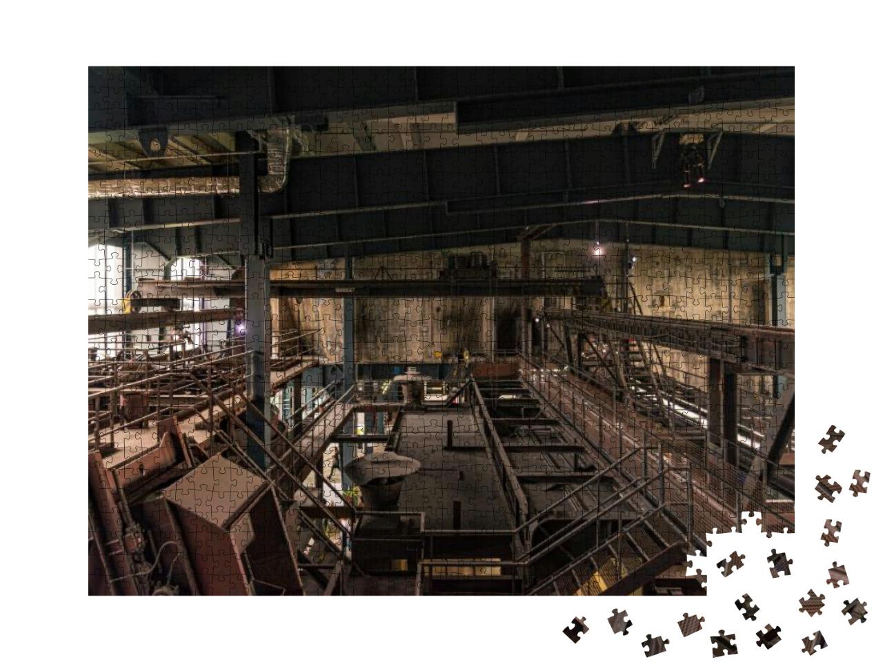 Puzzle 1000 Teile „Ruhrmuseum Zeche Zollverein: rostige Industriedenkmäler“