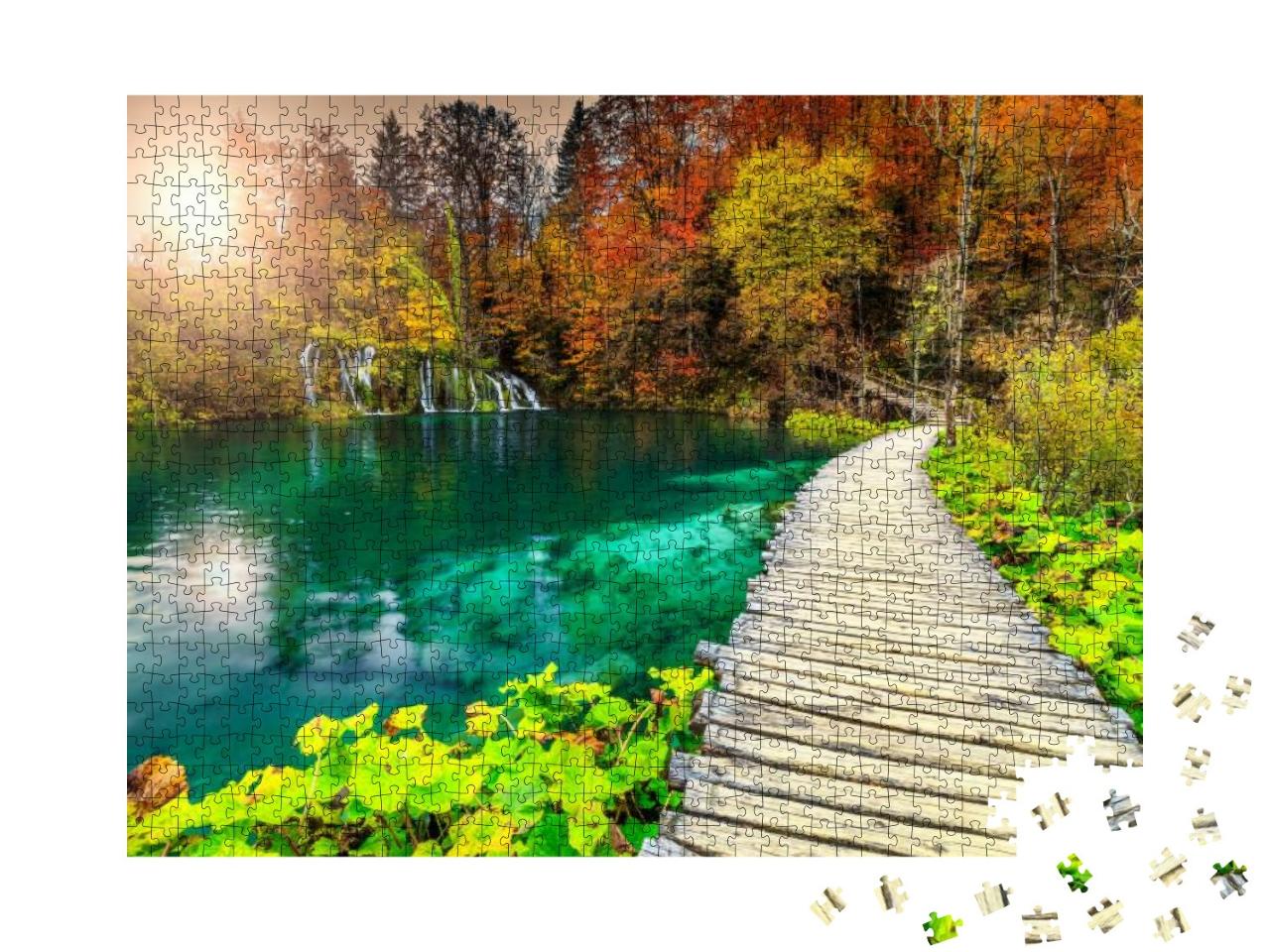 Puzzle 1000 Teile „Plitvice National Park, Kroatien“